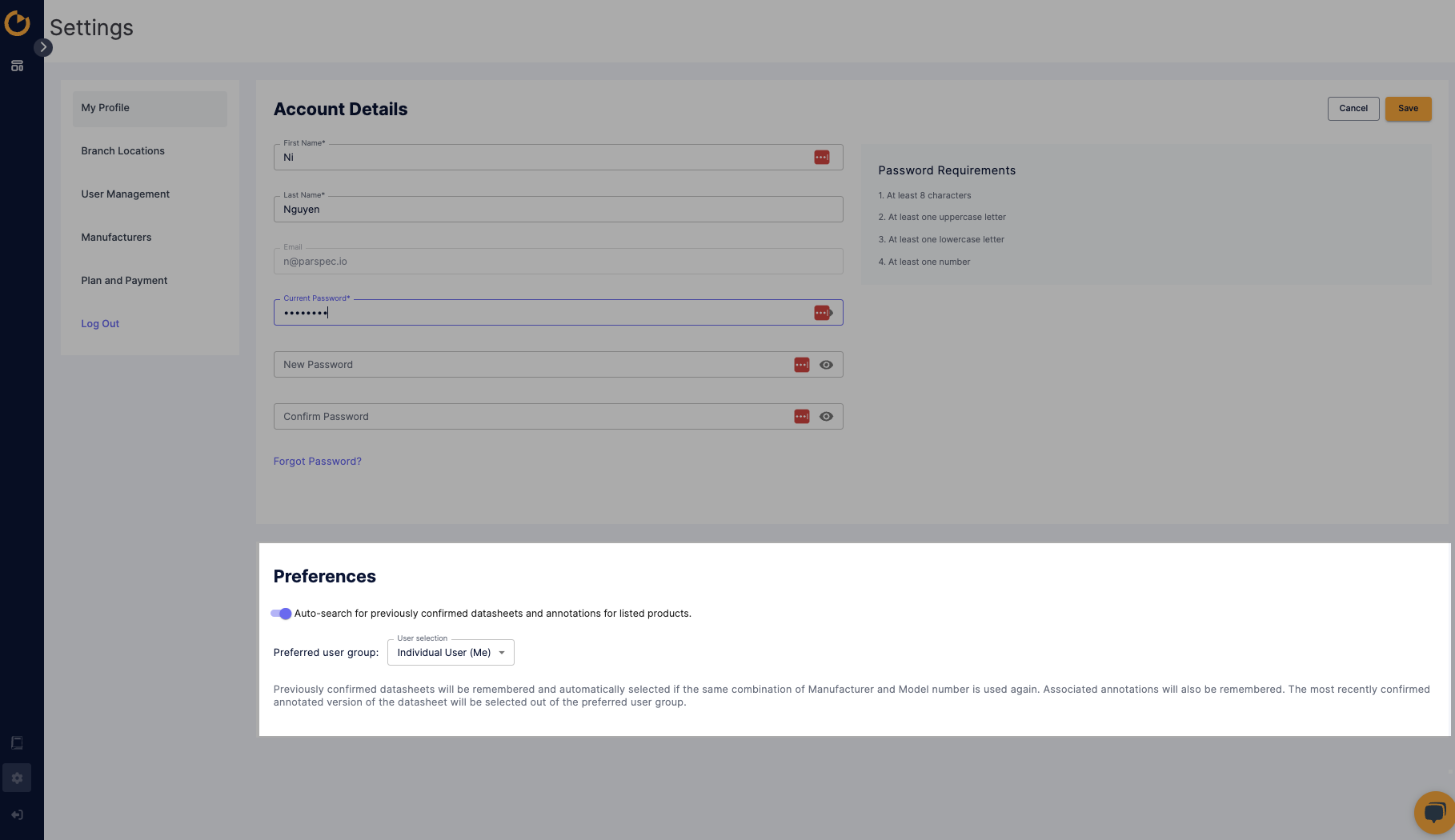 how-to-auto-select-previous-datasheets